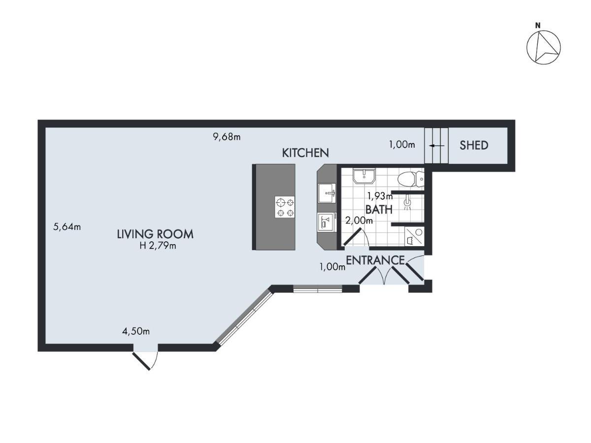 Sanders City - Spacious Studio Apartment Kopenhagen Exterior foto